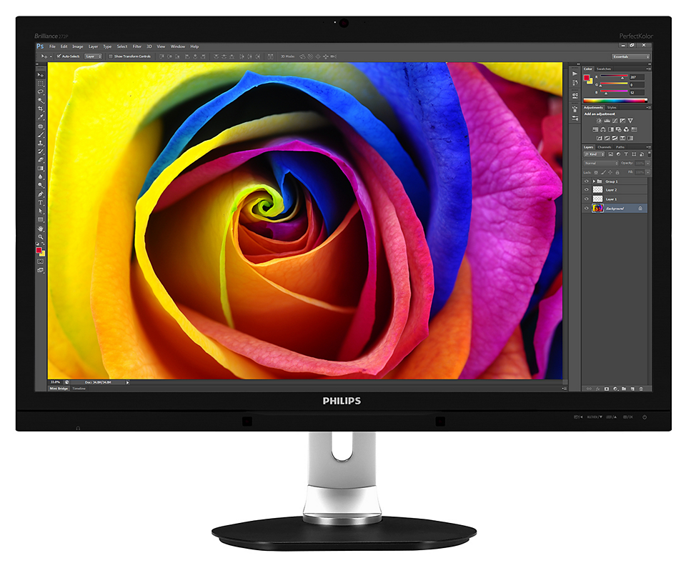 Brilliance LCD monitor with PerfectKolor Technology 272P4APJKEB/27