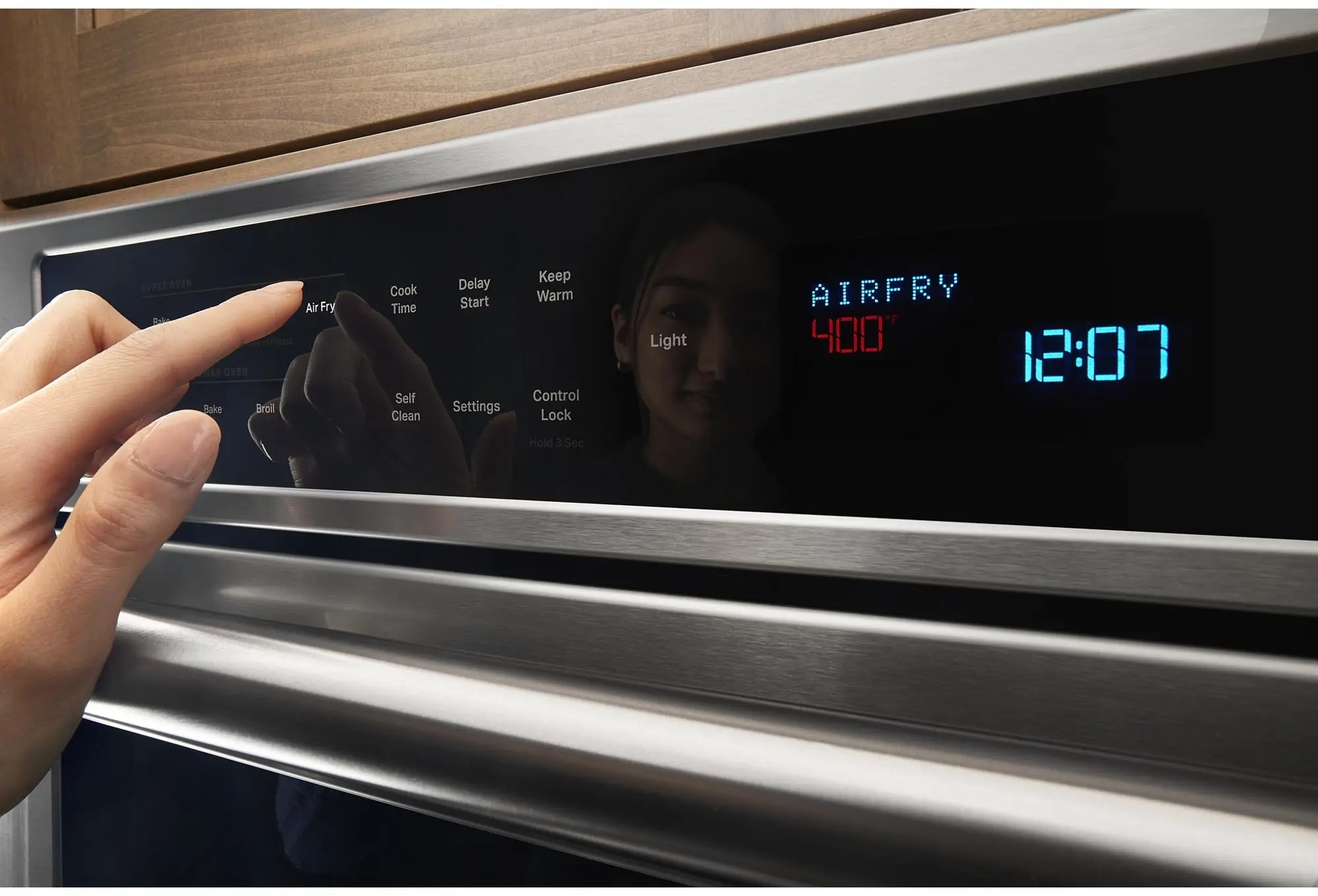 Maytag MOED6027LZ 27 Inch Double Electric Wall Oven Fingerprint