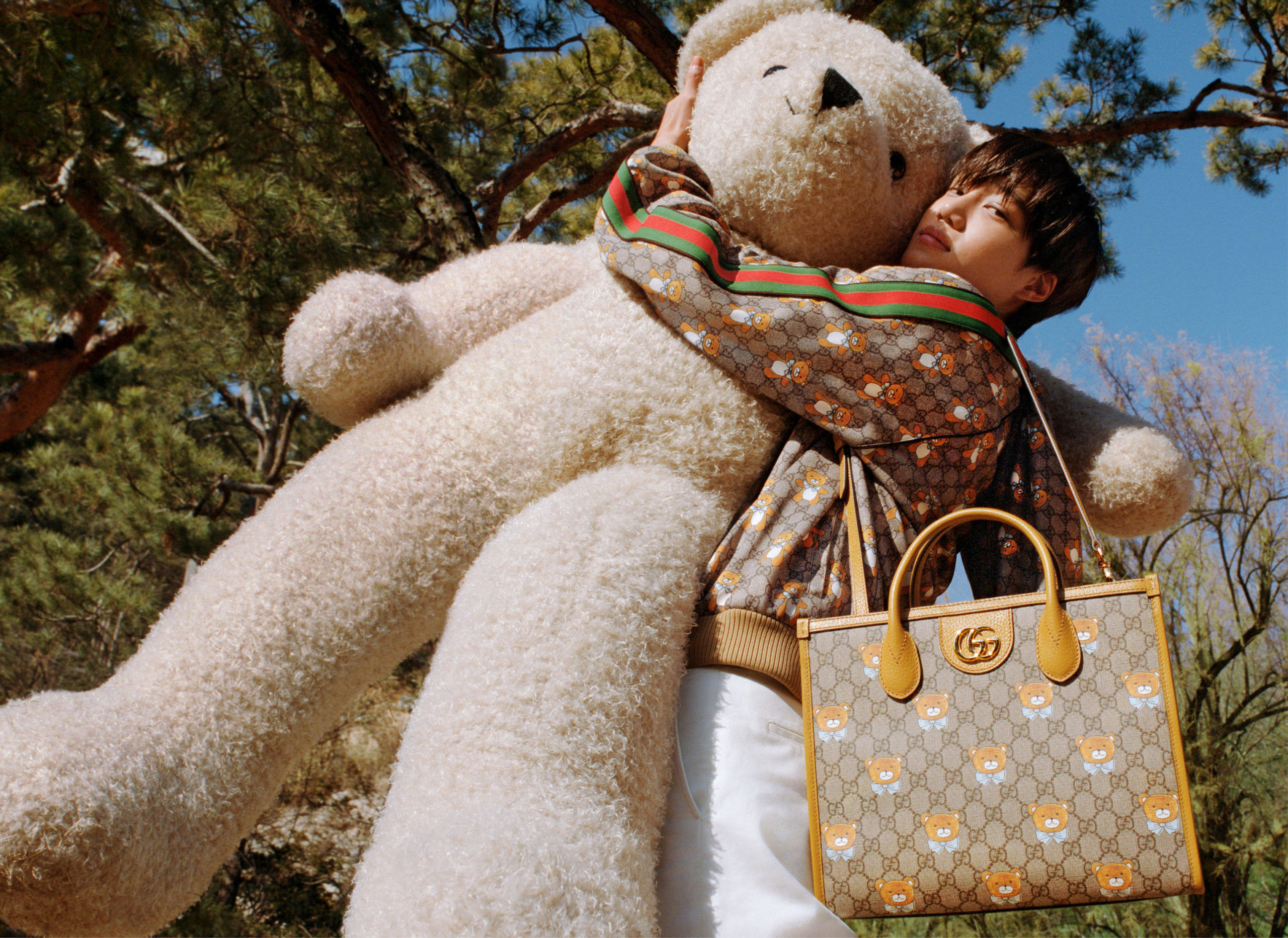 Gucci Presents its 'Kai x Gucci' Collection Featuring a Teddy Bear