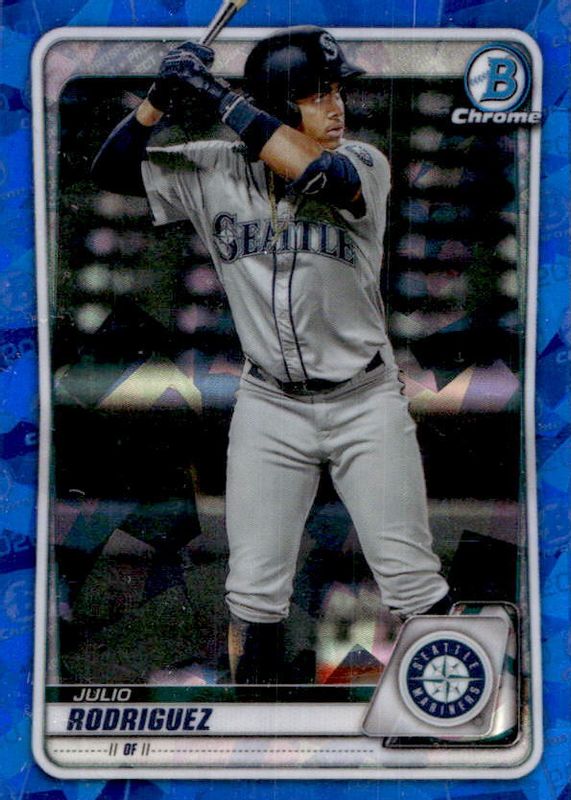 Julio Rodriguez 2020 Bowman Draft Sapphire Edition #BD-188 Chrome