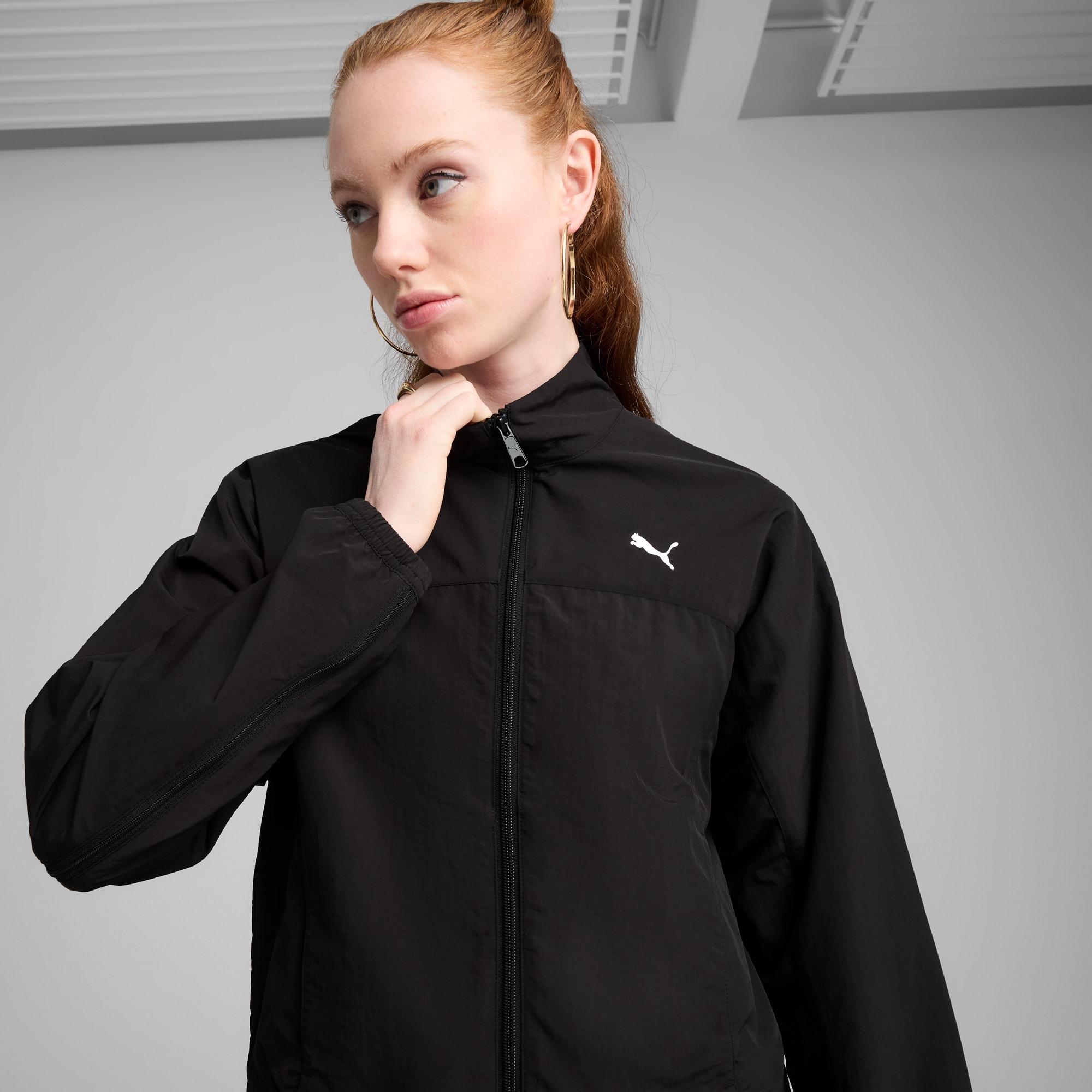 DARE TO Women's Oversized Full-Zip Woven Jacket | PUMA