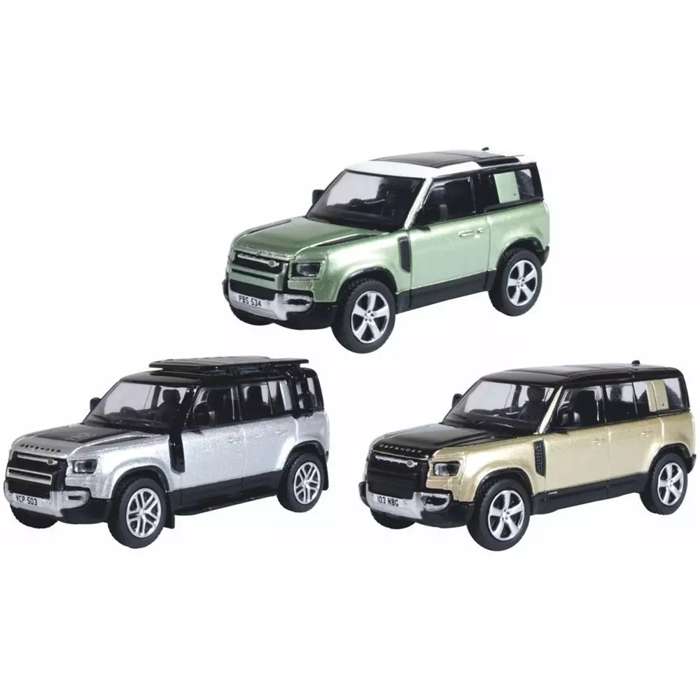 Collectible Land Rover 3-Truck Set | Defender 90, 110, 110X