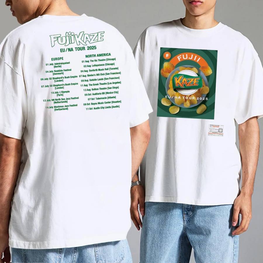 Fujii Kaze Eu/NA Tour 2025 T-shirt - Ricardo Seco Shop