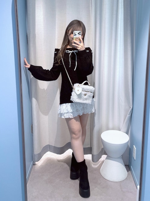 セール】【インフルエンサー企画】YUI girly cable one-piece