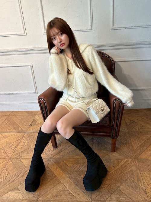 LIP SERVICE（リップサービス） ブーツ プラットフォームスクエア