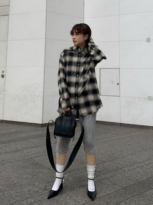 Checkered Shirt/チェックシャツ【MAISON SPECIAL/メゾンスペシャル