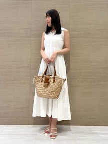 SNIDEL（スナイデル）の「コットンショルダーブレードトートバッグ