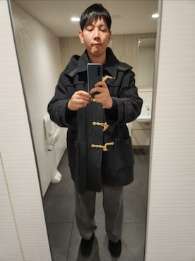 Paul Smithのダッフルコートを使ったメンズ人気ファッション