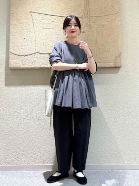 コットンボイルアンガルカシャツを使った人気ファッション