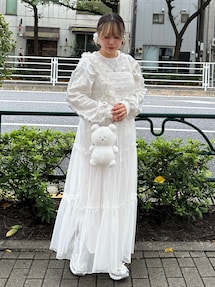 peichan.コラボ】くまちゃんとお友だちサーマルtops｜メリージェニー