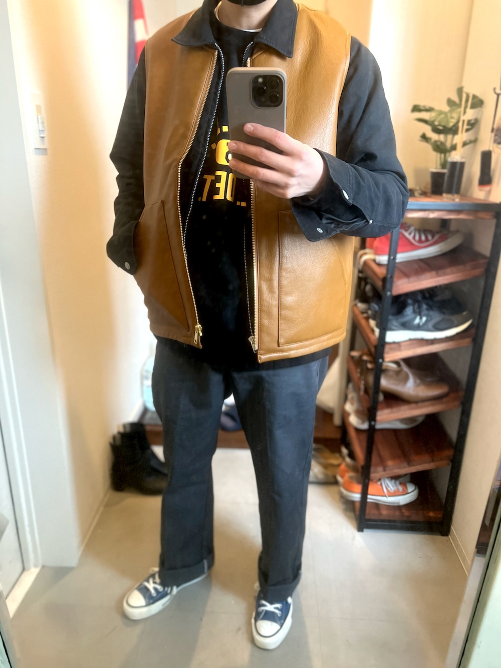 MONKEY TIME（モンキータイム）の「＜monkey time＞ FAUX LTHR ZIP