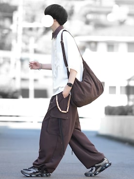 Hender Schemeのウォレットチェーンを使った人気ファッション