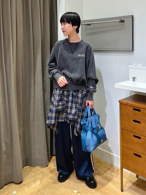 セール】【Champion別注】ROSE BUD×Champion HEAVY WASH SWEAT