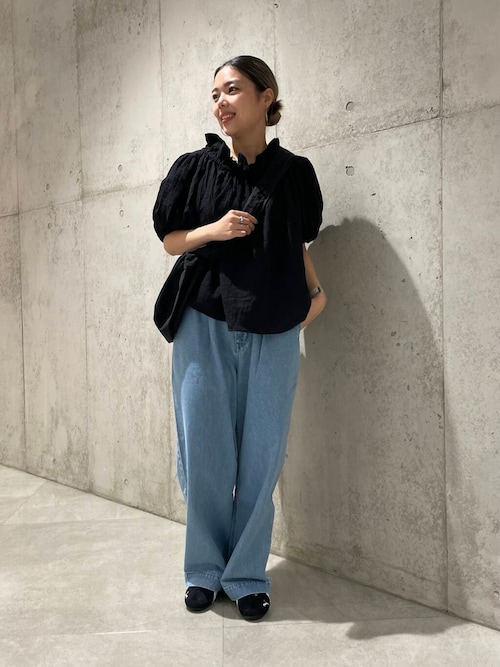 34サイズ/低身長向けも展開』タックデニム（デニムパンツ）｜URBAN