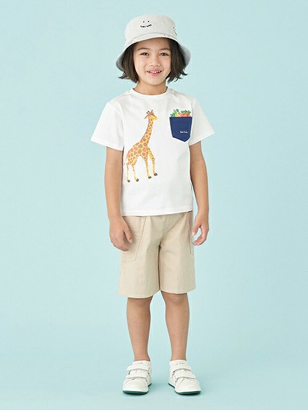 Paul Smith JUNIOR（ポールスミスジュニア）の「キリンポケット半袖T