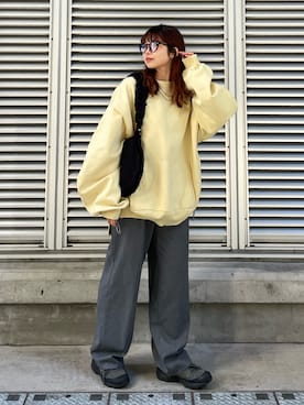 HeRIN.CYEのスウェットを使った人気ファッションコーディネート - WEAR