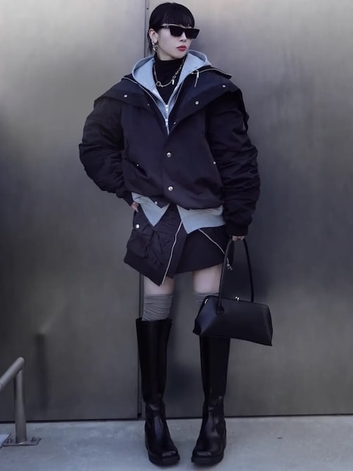 靴 josemoon / SQUARE LONG BOOTS 37 JOSE MOON（ジョゼムーン