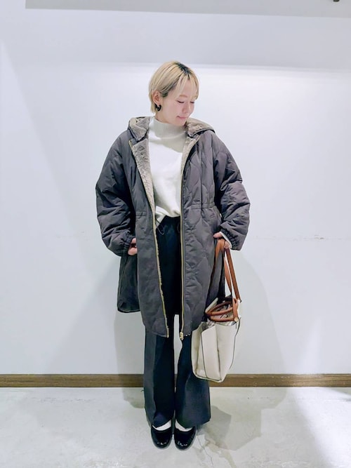 セール】撥水キルトファーコート/499671（ブルゾン）｜GLOBAL WORK