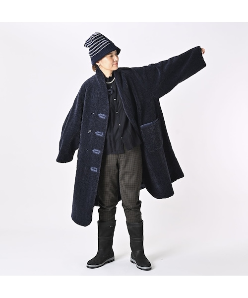 45R（フォーティファイブアール）の「厚ナイロン×ボアの908ショール