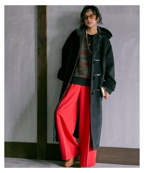 nissen（ニッセン）の「大きいサイズロングダッフルコートGEVS