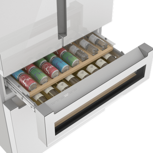 B36CL81ENW by Bosch - 800 Series, French Door Bottom Mount