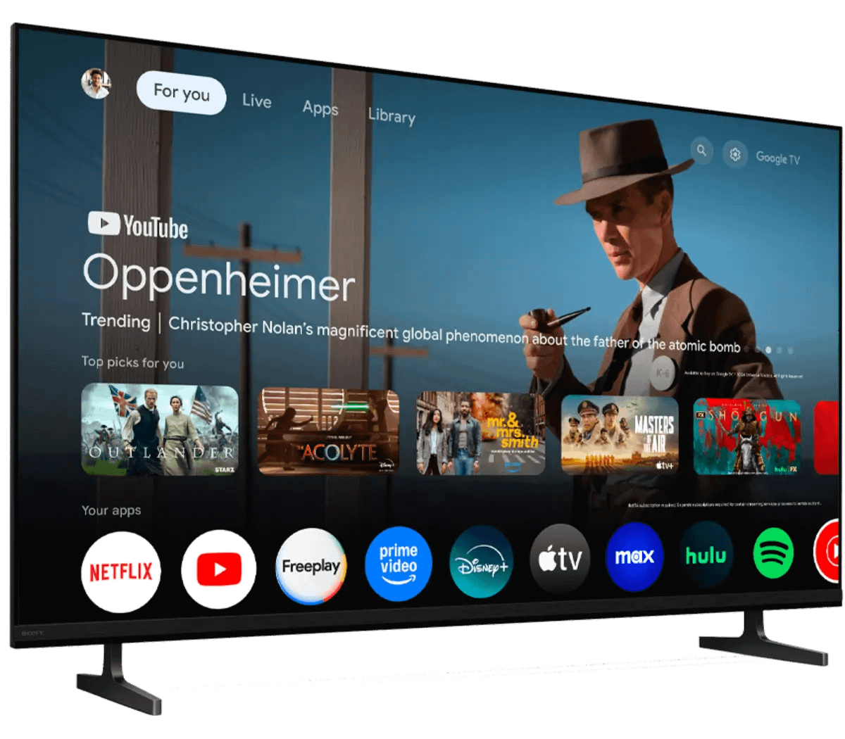 SONY BRAVIA 2 II 43 class 4K HDR LED Google TV (2025) K43S20M2