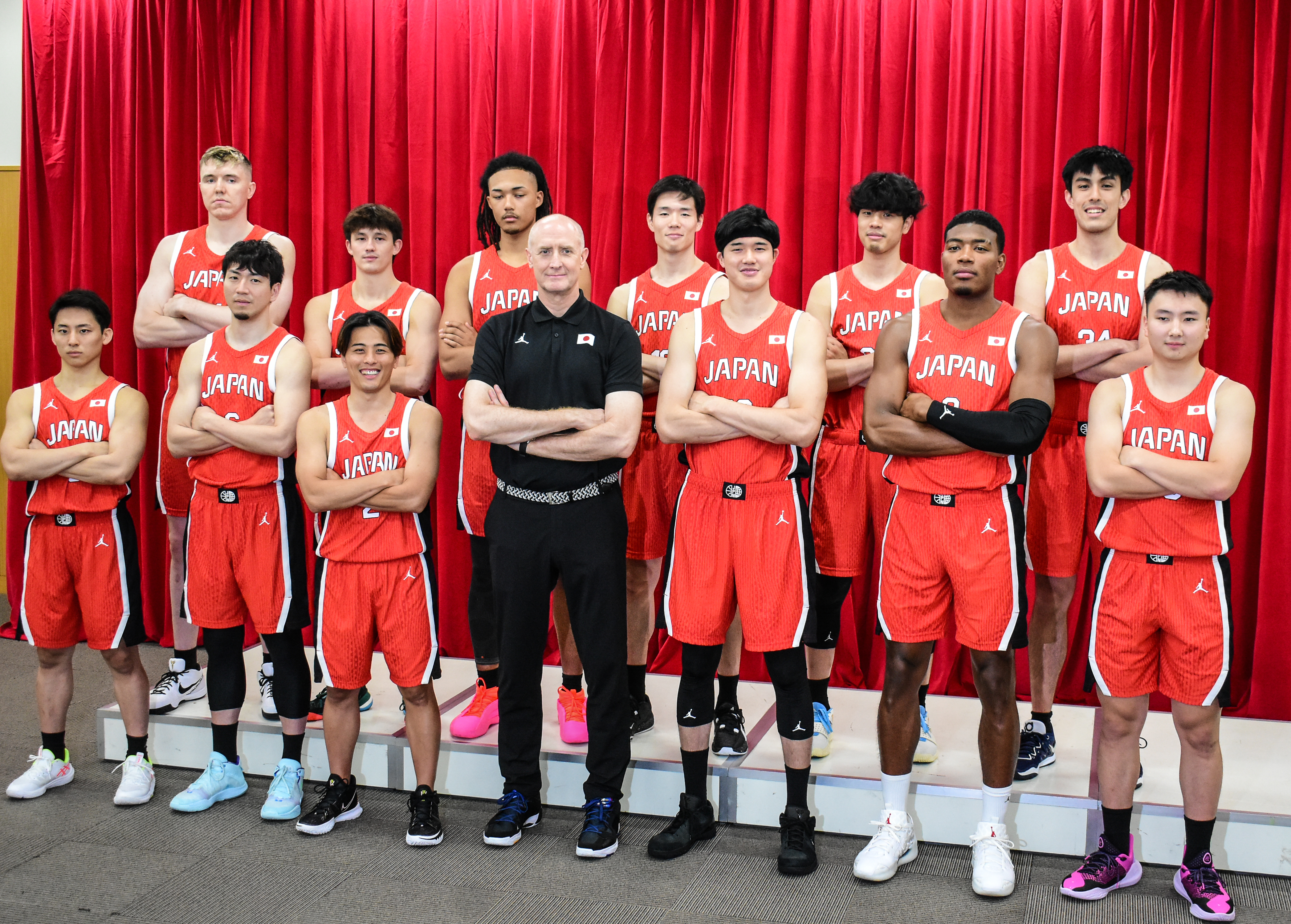 男子日本代表12人がそろい踏み、渡邊雄太「大会が終わった後に“史上