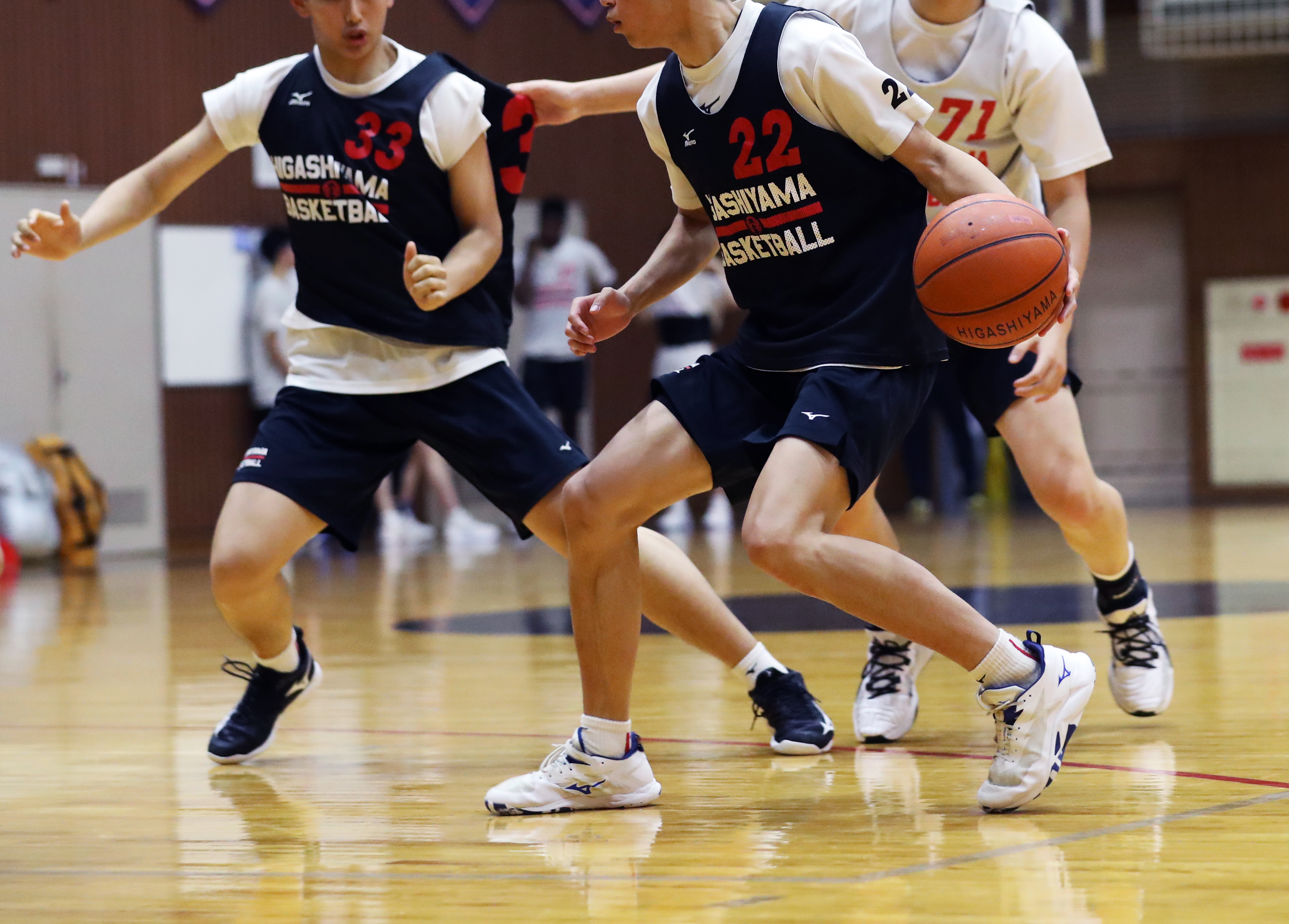 東山バスケ部練習白Tシャツ XLサイズ 東山バスケ練習Tシャツ XLサイズ