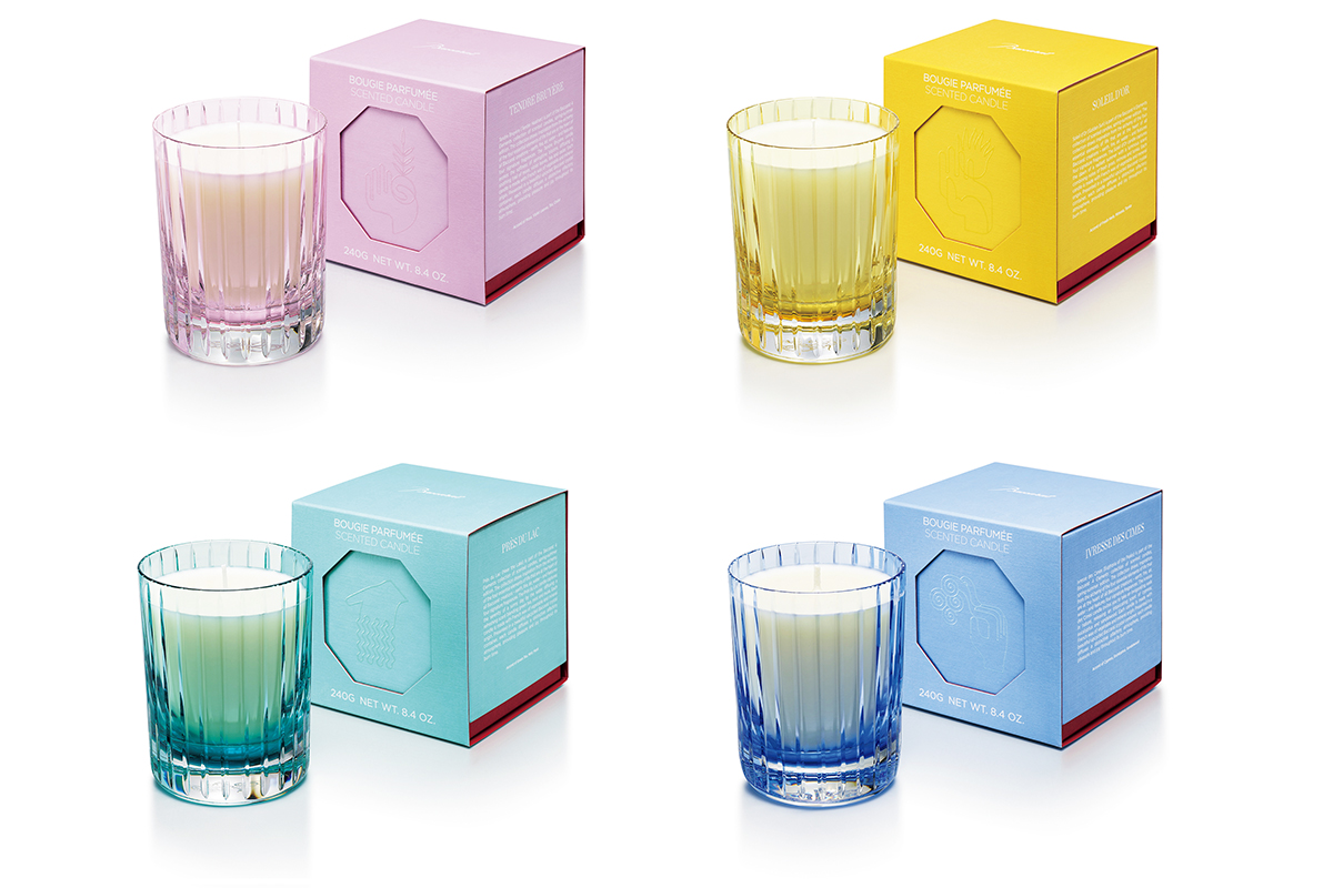 天然素材を使用し、丁寧に作られた「バカラ」新作アロマキャンドル