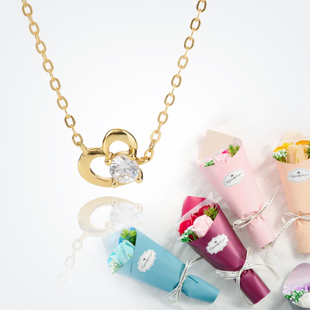 0.03ct ピンクダイヤモンド プラチナネックレス | C'shell（シシェル