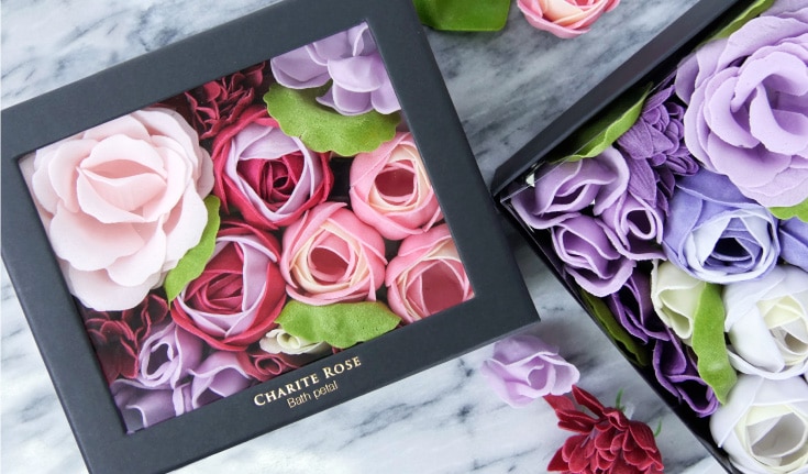 シャリテローズ フラワーバスペタル | シャン・ド・フルールの