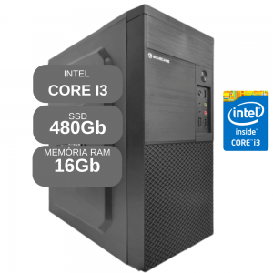 Computador Intel Core i3 2100 - 16GB DDR3 - SSD 480GB - PC Desktop