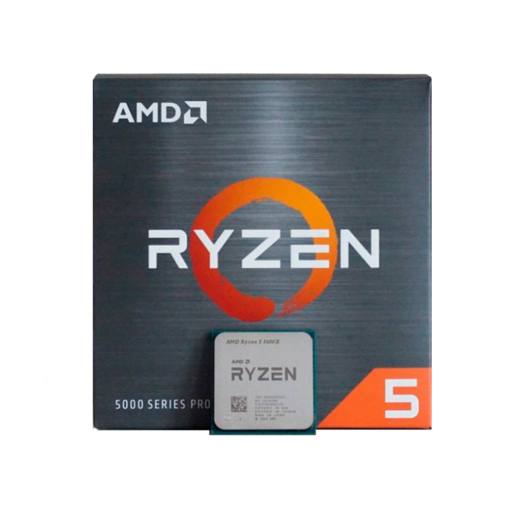 Processador AMD Ryzen 5 5600X, 6-Core, 12-Threads, 3.7GHz (4.6GHz