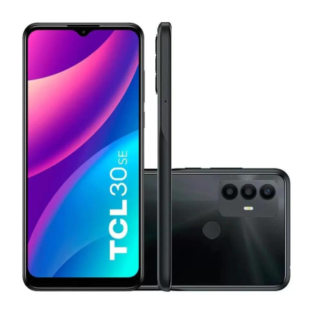 Smartphone 4G 256GB TCL 40SE Duos T610K2-JALCBR12 (grafite)