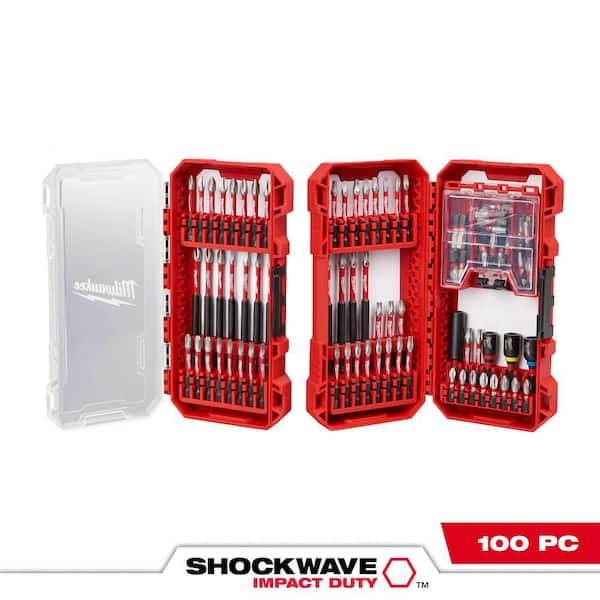 Milwaukee SHOCKWAVE Impact-Duty Alloy Steel Screw Driver Bit Set