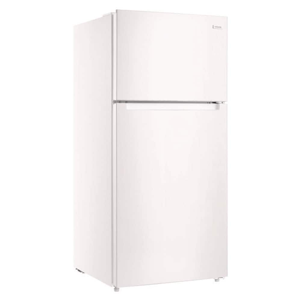 Vissani 14.2 cu. ft. Top Freezer Refrigerator in White, Garage