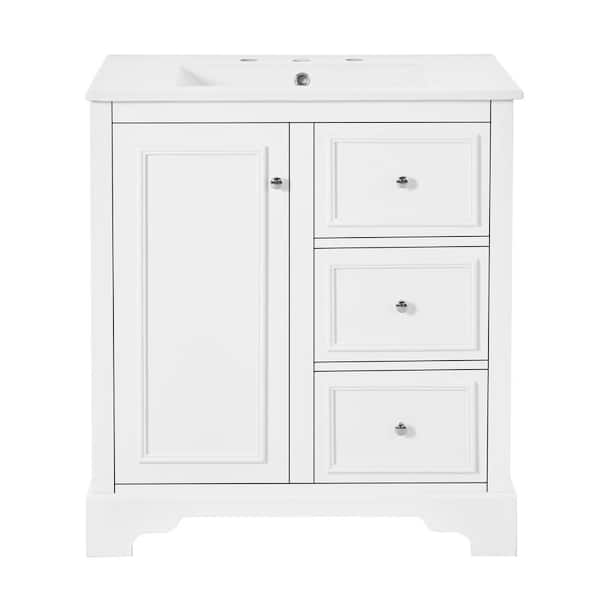 Virubi 30 in. W x 18 in. D x 34 in. H Single Sink Bath Vanity in