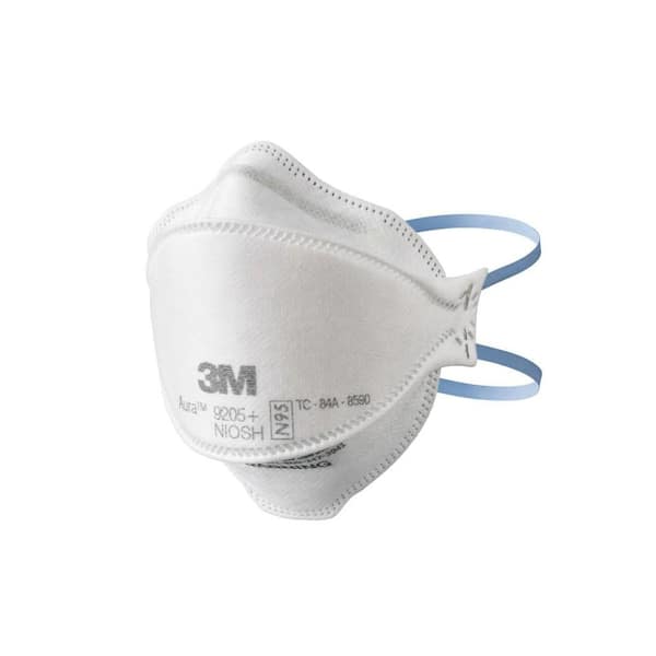 3M 9205+ N95 Aura Particulate Disposable Respirator Foldable (3