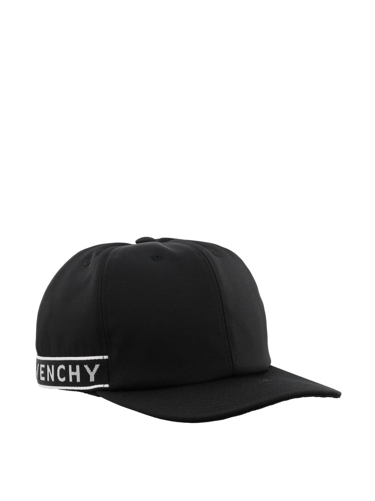 Givenchy Logo stripe baseball cap - Black - Men|BPZ003P00P004