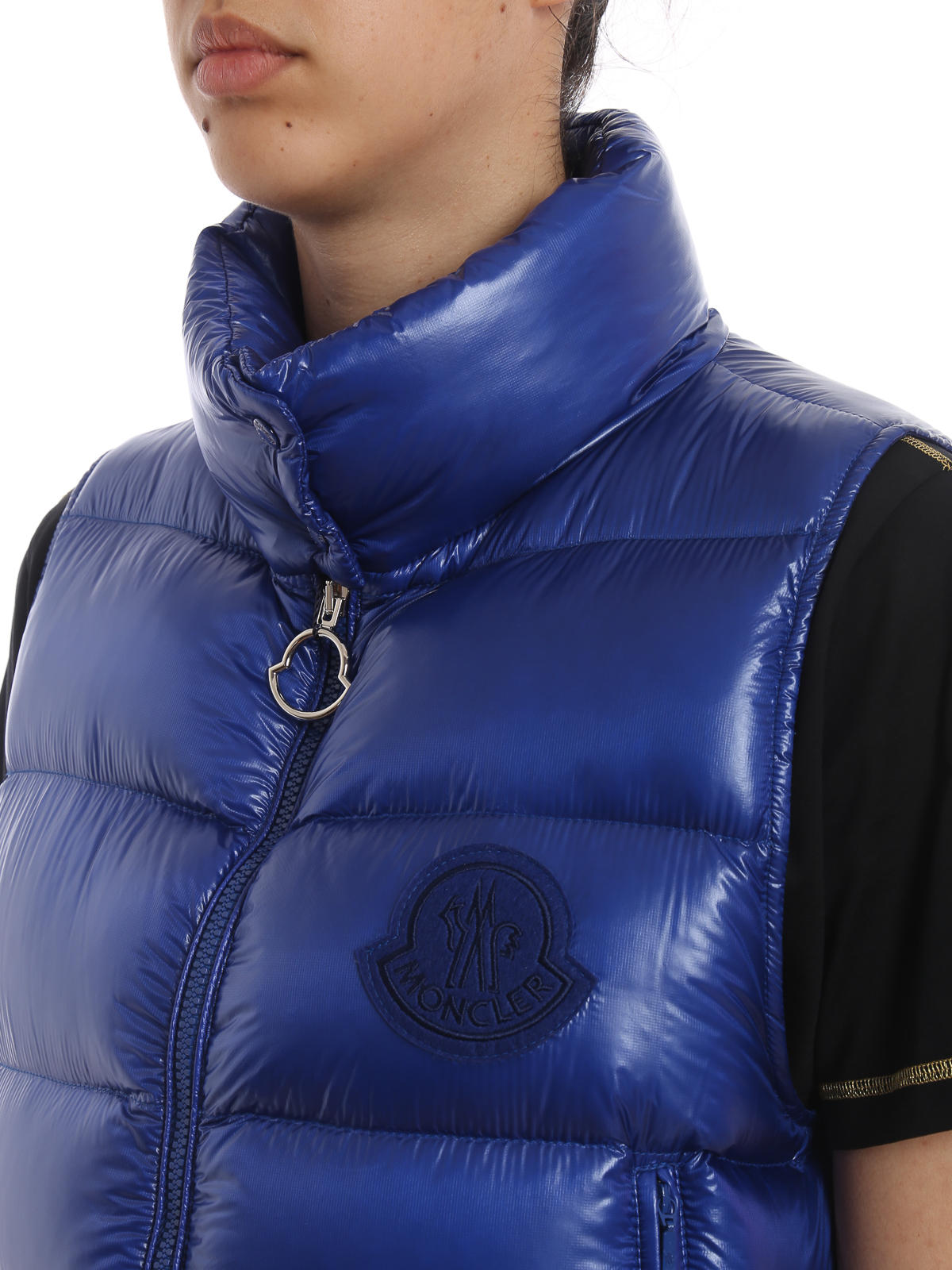 Moncler Helsinki blue padded vest - Blue|E10934832700C0004754
