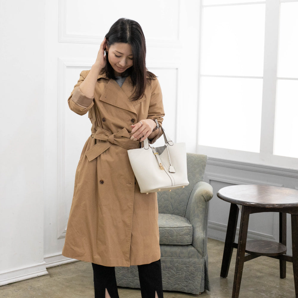 ゴールド金具ver】 上質 本革 レンヌ 本革キューブ型バッグ