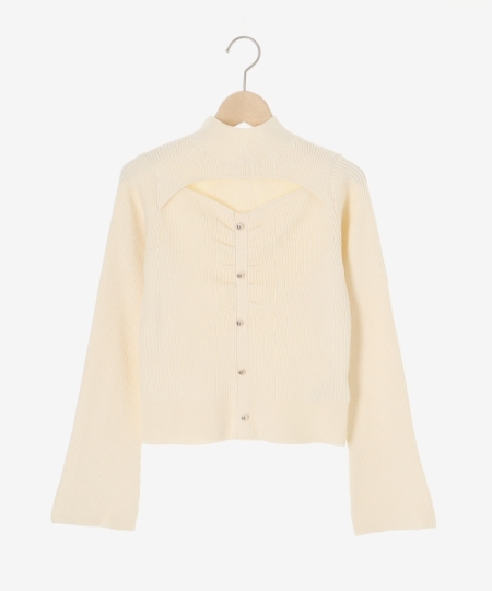 リボンセットデコルテオープンニット/MAJESTIC LEGON(マジェスティック