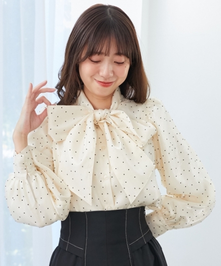 バリエボウタイブラウス/MAJESTIC LEGON(マジェスティックレゴン