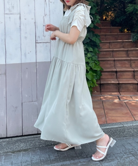 ショルダーリボンキャミワンピ/MAJESTIC LEGON(マジェスティックレゴン