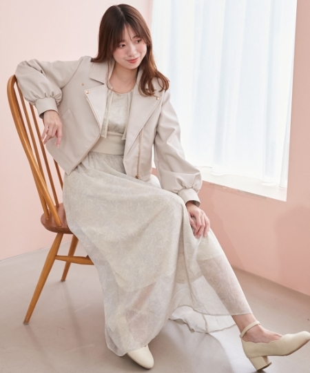 ダブルカラーコルセットワンピース/MAJESTIC LEGON(マジェスティック