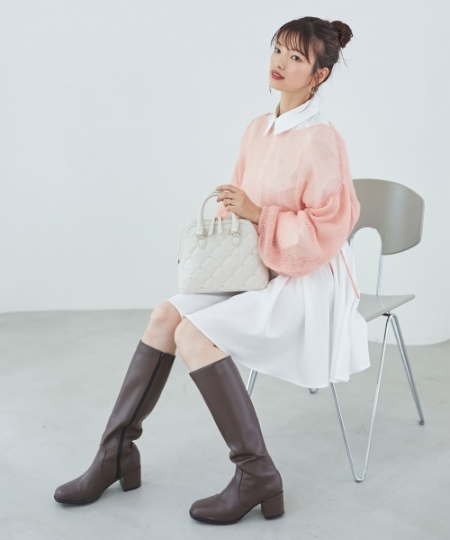 ZIP美脚ロングブーツ/MAJESTIC LEGON(マジェスティックレゴン