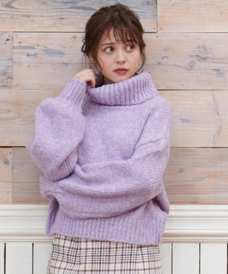 ニュアンスカラータートルニット/MAJESTIC LEGON(マジェスティック