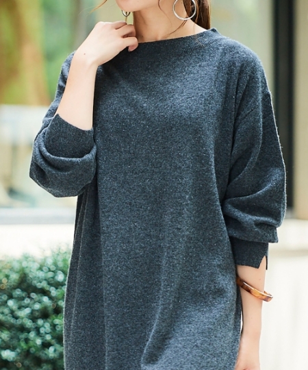 AQUA ウールカシミヤロングワンピース/le.coeur blanc(ルクールブラン