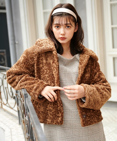 モコモコフェイクファーコート/MAJESTIC LEGON(マジェスティックレゴン