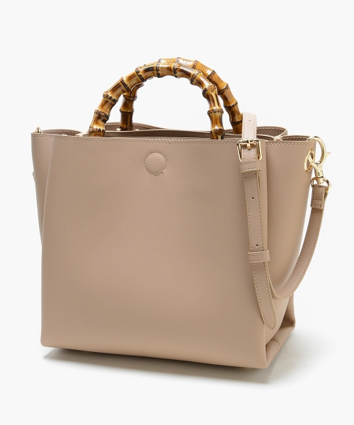 バンブーハンドルトートバッグ/le.coeur blanc(ルクールブラン